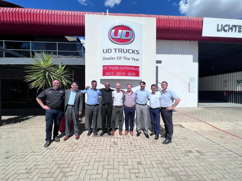 International Quality Assurance Directors visiting UD Trucks Lichtenburg.